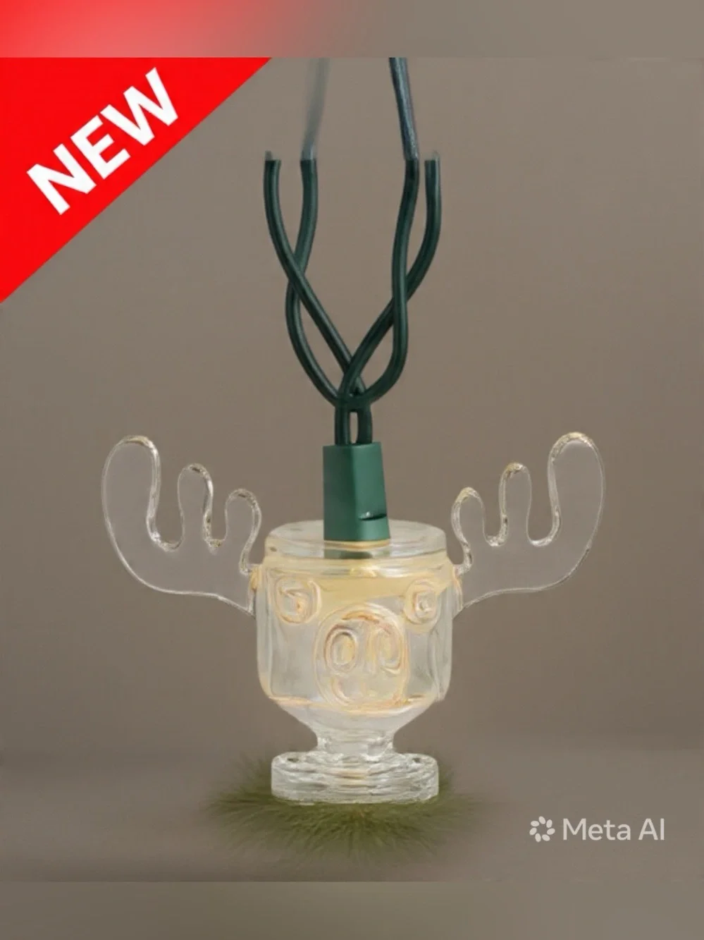 NIB National Lampoon's Christmas Vacation Moose Mug String Lights Kurt Adler
